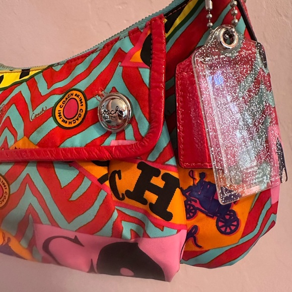 Coach Graffiti Shoulder Bag - Picture 2 of 6